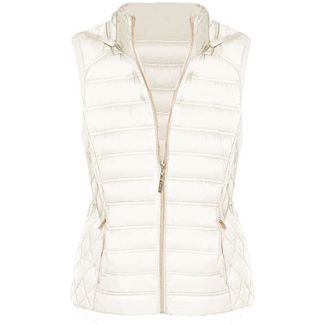 vest michael kors wit|Michael Kors vest women's.